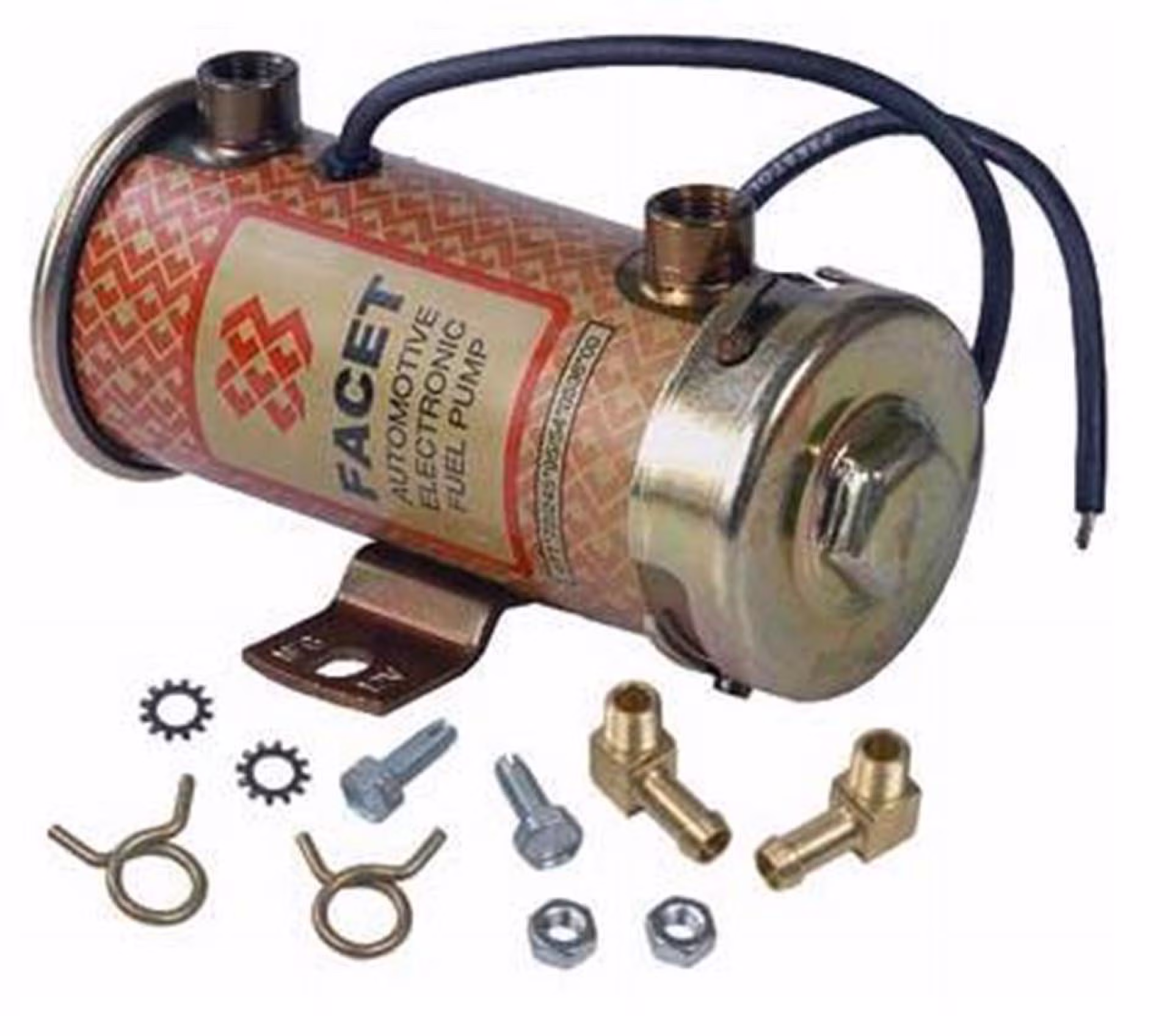 12V Facet Solid Fuel Pump Fits Kit 6.5-8Psi All Carbureted Engines Facet 476459E