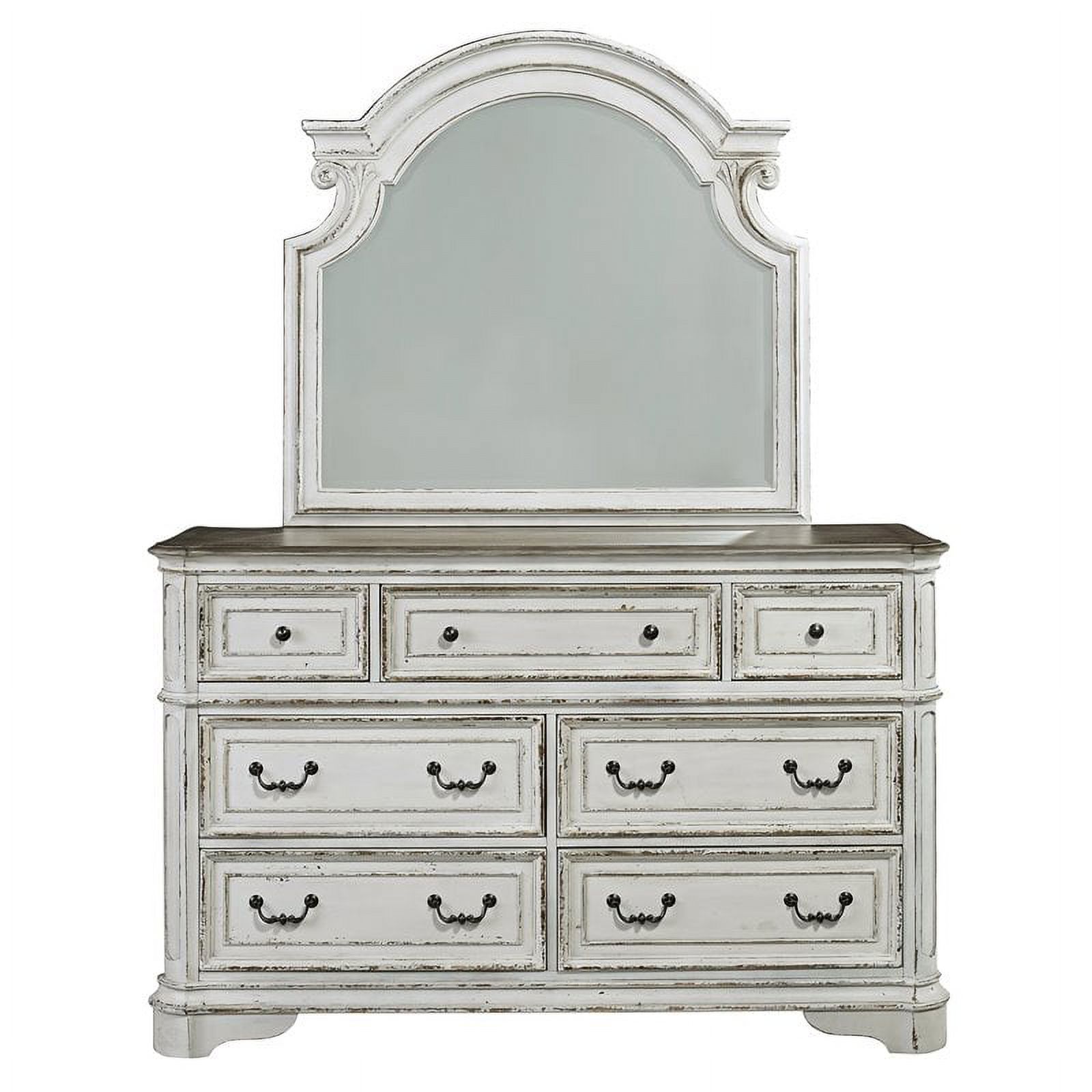 Bowery Hill Dresser and Mirror in White