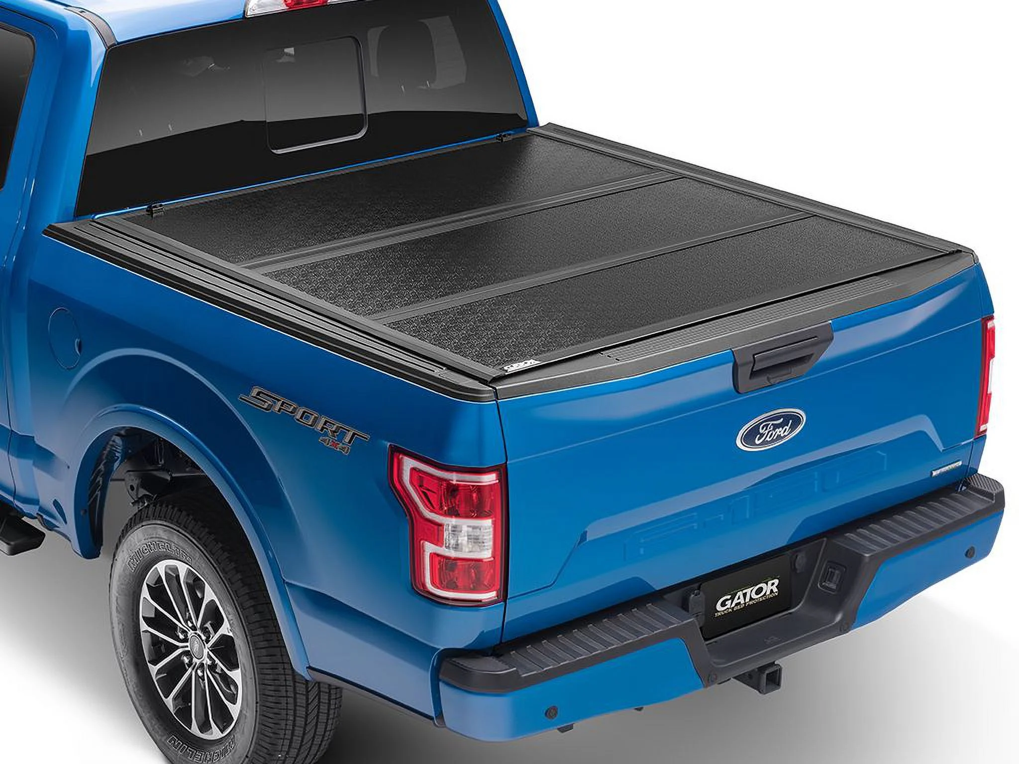 Gator by RealTruck EFX Hard Tri-Fold Truck Bed Tonneau Cover | GC24029 | Compatible with 2021 - 2023 Ford F-150 5' 7