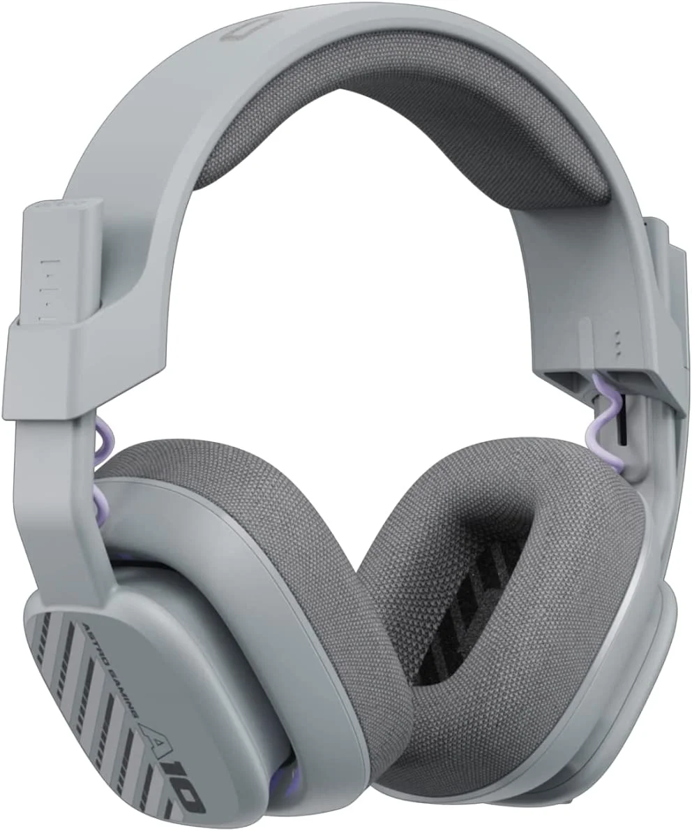 Pre-Owned Astro A10 Gaming Headset Gen 2 Wired Headset Over-Ear Gaming Headphones with flip-to-Mute Microphone, 32 mm Drivers, Grey (Refurbished: Like New)