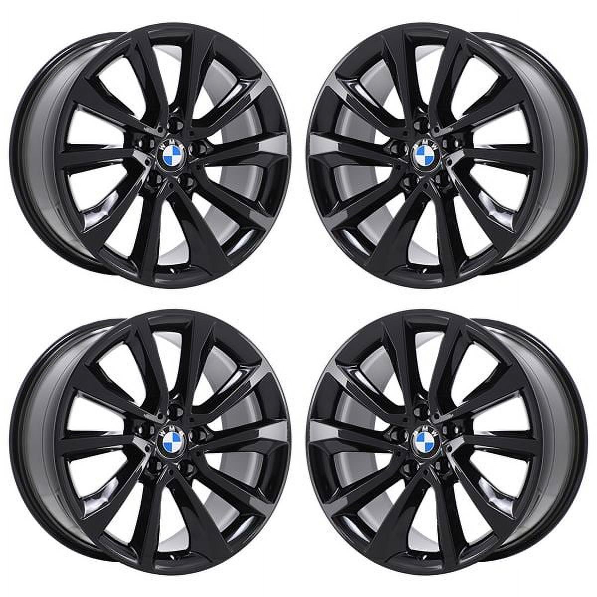 BMW X6 2015 - 2019 GLOSS BLACK Factory OEM Wheels Rims (Not Replicas) (W)