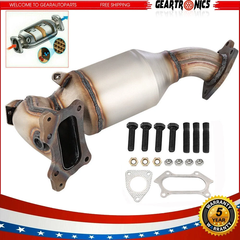 Front Exhaust Catalytic Converter Direct-Fit For Honda Accord 2.4L 2013-2017 USA