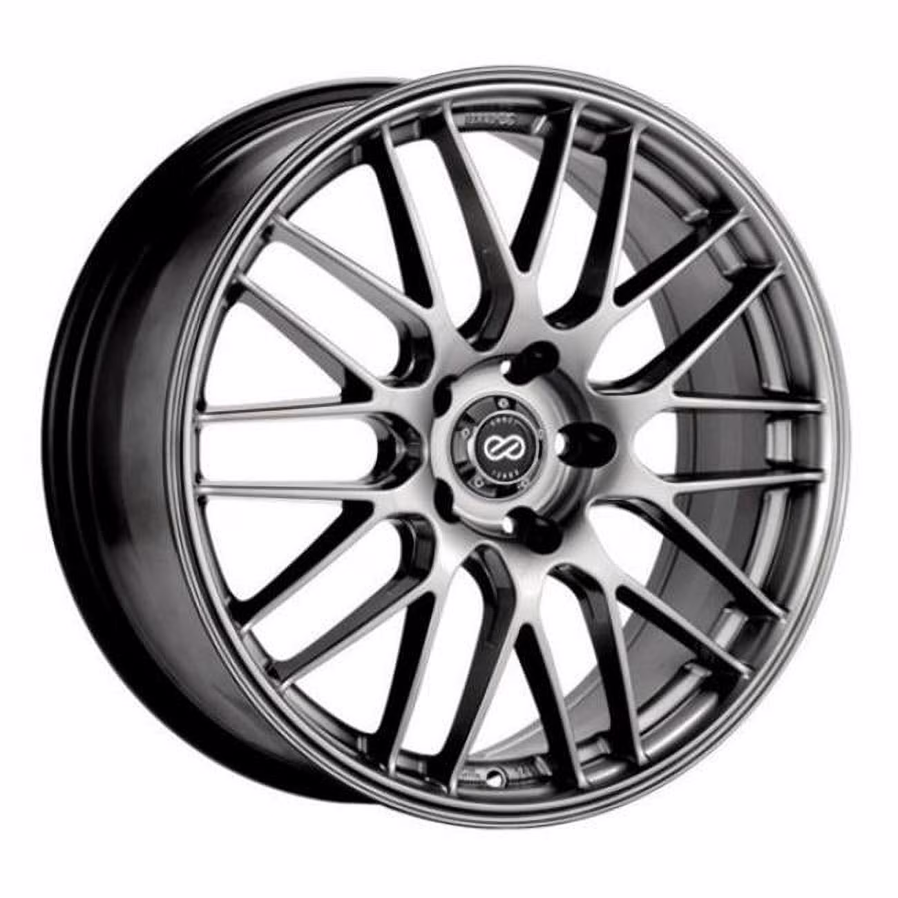 18 x 8 in. EKM3 5 x 120 mm 32 mm Offset Hyper Wheel, Silver