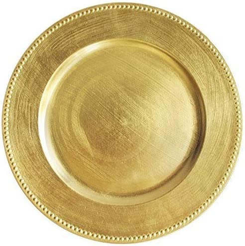 U-SHARE  Round Charger Plates Dinner Chargers - 13-inch Wedding Charger Plates