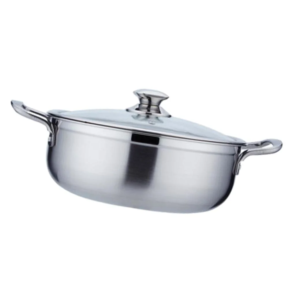Stainless Steel Hot Pot Soup Pot Universal Pot Large Induction