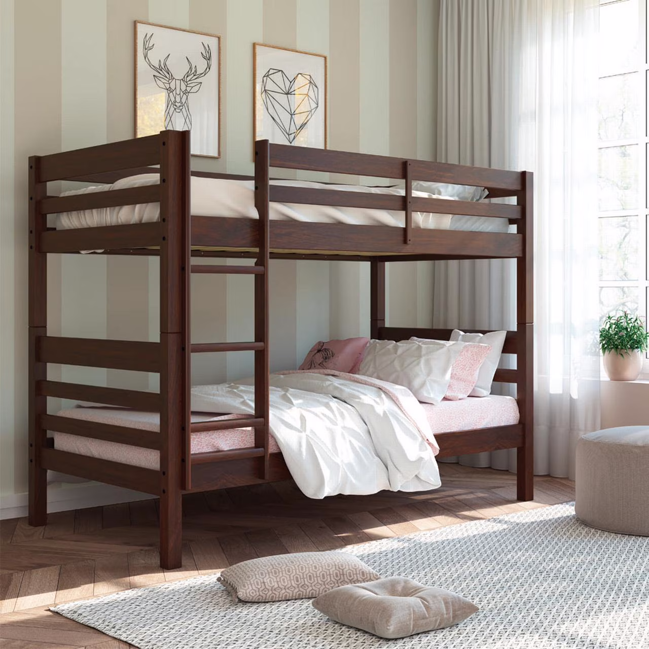 Harriet Twin Twin Bunkbed - Brown