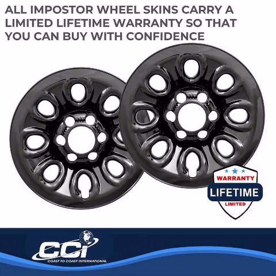 Coast To Coast IWCIMP64GBLK 8 Hole Gloss Painted 17