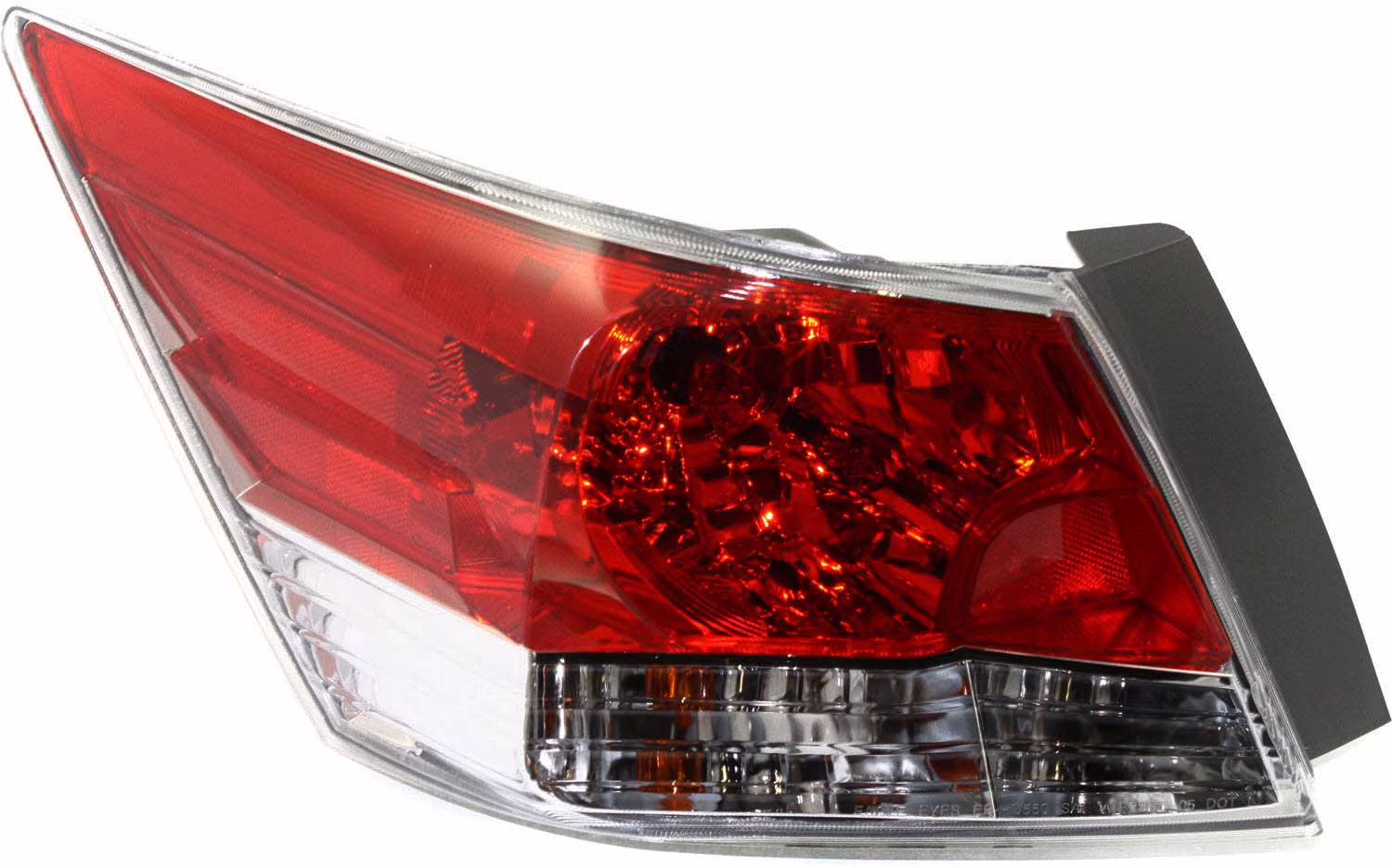 Tail Light Compatible With 2008-2012 Honda Accord Left Driver With bulb(s)