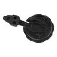 Thunder Cloud Vision Powder Flask, 4 oz, Clear, Fiberglass, 1