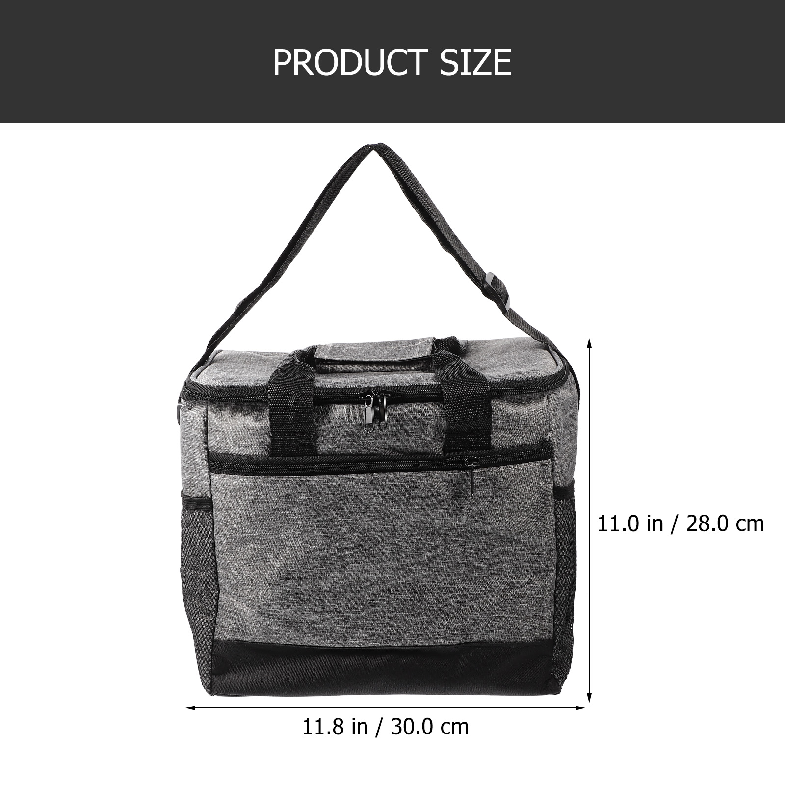 Insulated Picnic Bag Large Capacity Food Container Thermal Cooler Bag Outdoor Picnic Pouch