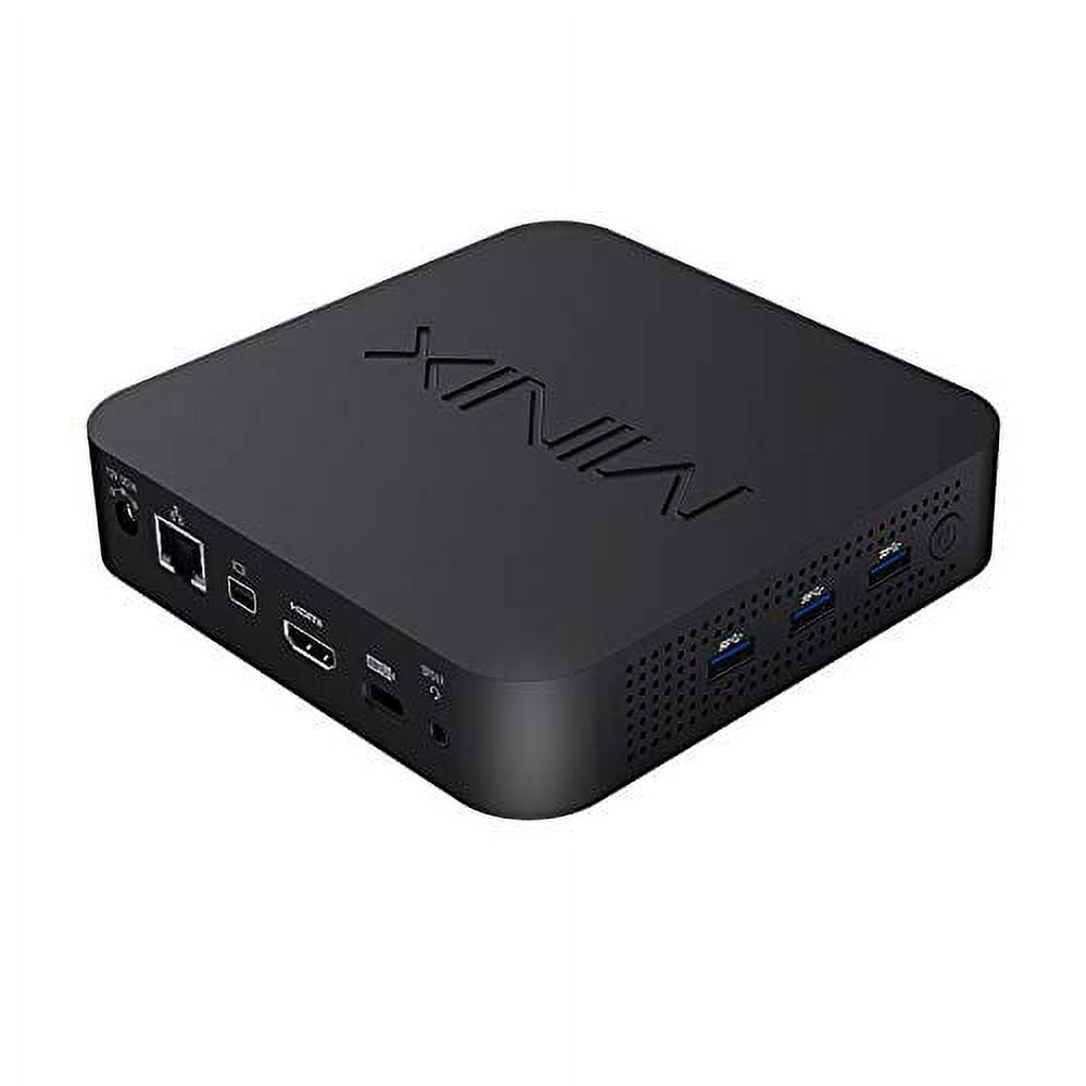 MINIX NEO J50C-8SE, 8GB/240GB Intel Pentium Silver Mini PC with Windows 10 Pro (64-bit) [Dual-Band Wi-Fi/Gigabit Ethernet/4K @ 60Hz/Triple Display/USB-C/Auto Power On/Vesa Mount]