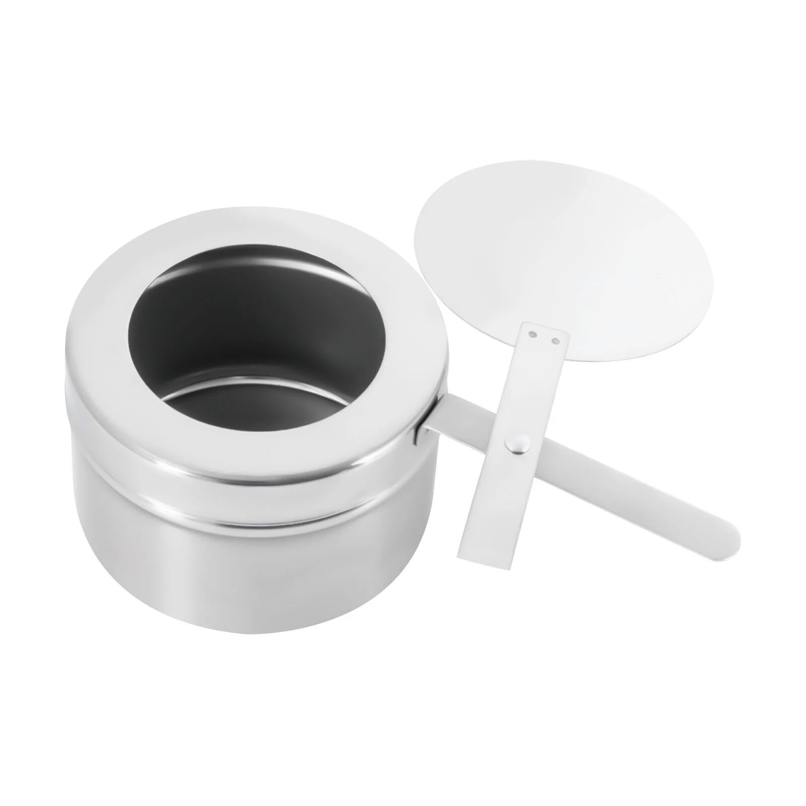 6.3 Quart Roll Top Chafing Dish Set Round Stainless Steel Buffet Warmer Chafer