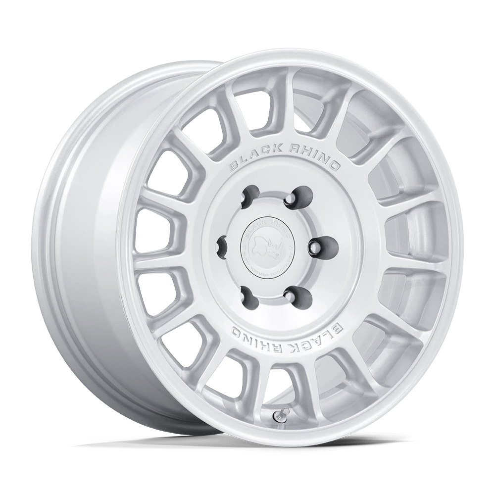 17x8.5 Black Rhino BR015 Voll Hyper Silver Wheel 5x130 (25mm)