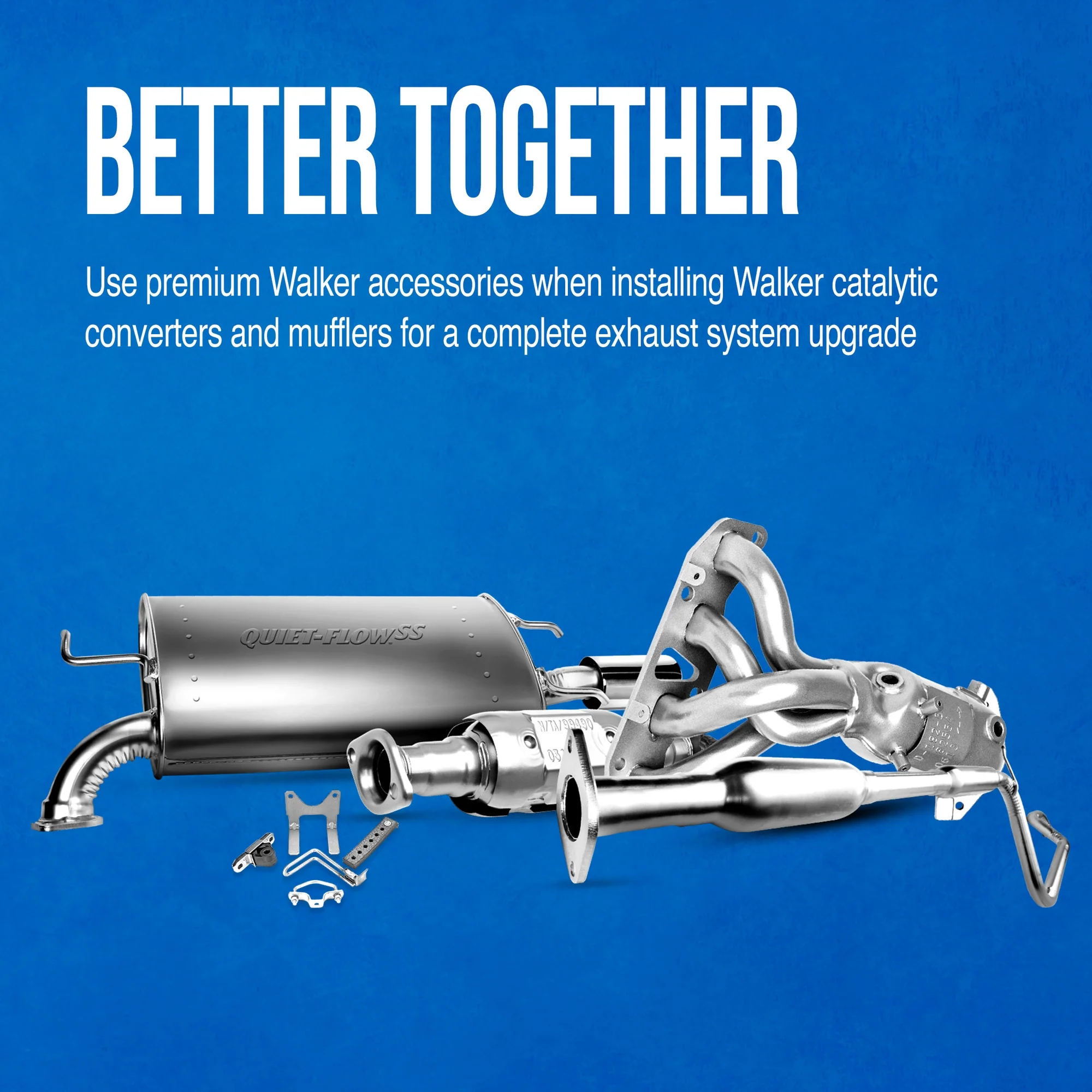 Walker Exhaust 54456 Exhaust Pipe Fits select: 2001-2003 TOYOTA HIGHLANDER