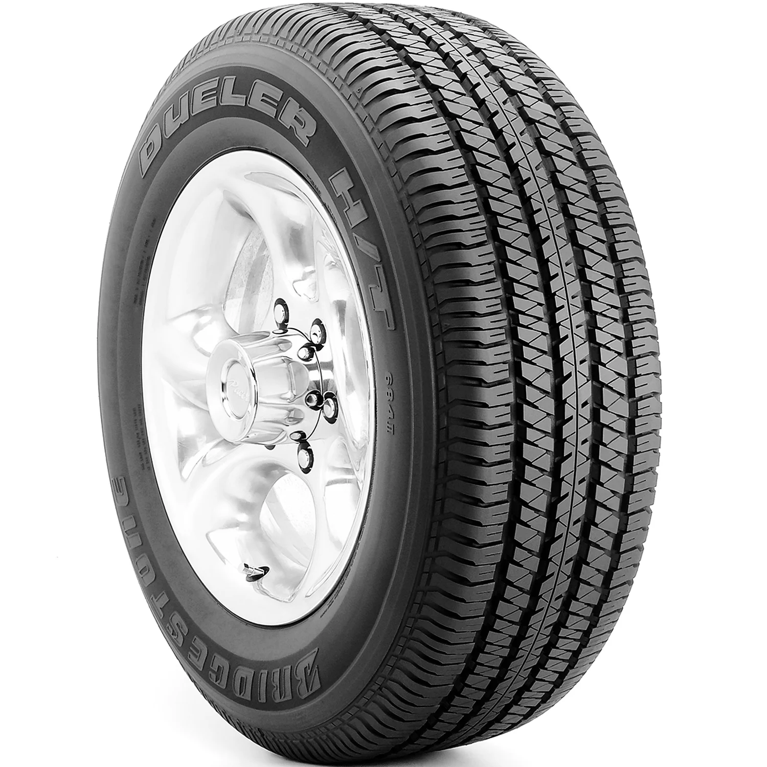Set of 4 (FOUR) Bridgestone Dueler H/T 684 II 255/70R18 112T A/S All Season Tires Fits: 2013 Jeep Wrangler Unlimited Sahara, 2007-09 Jeep Wrangler Unlimited Sahara