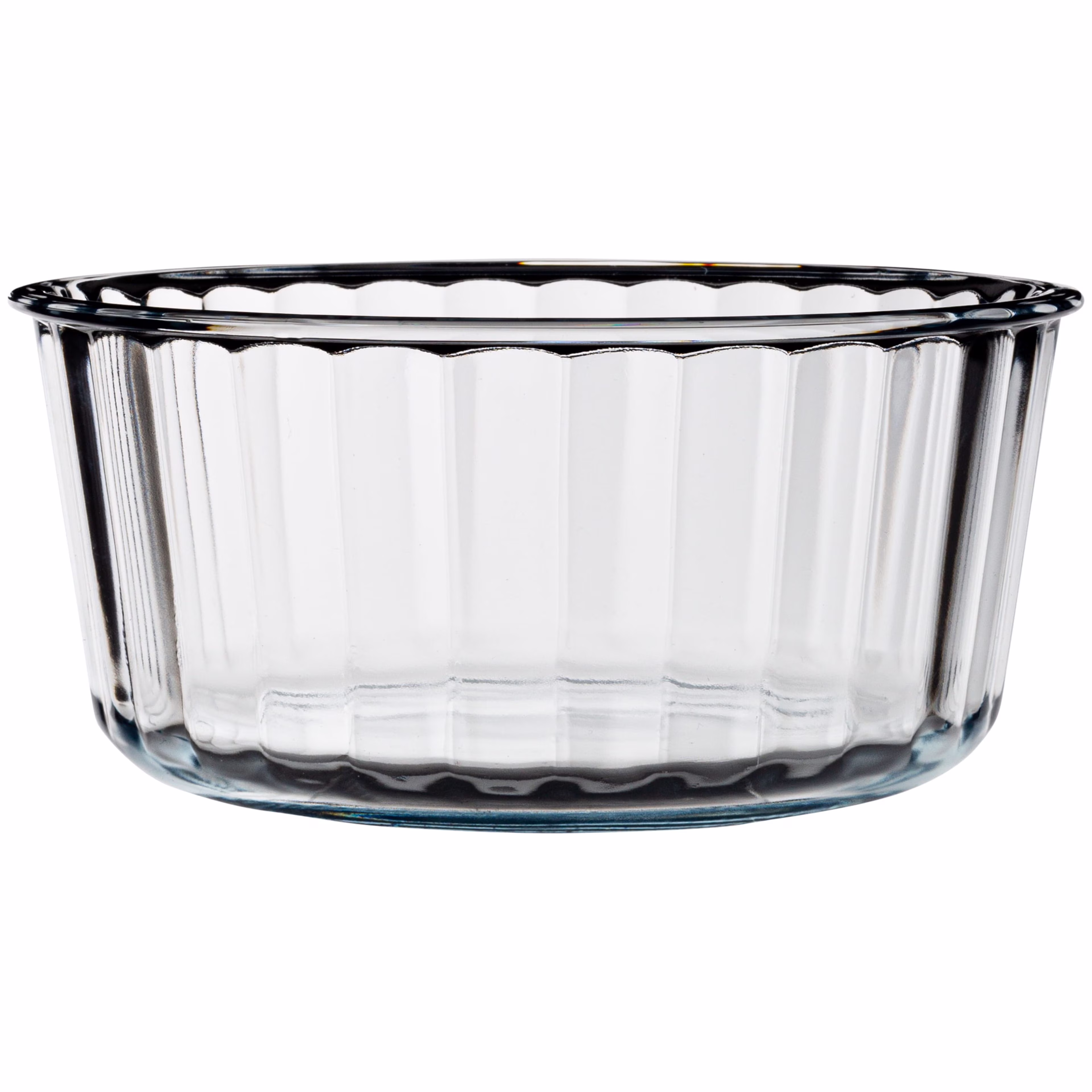 Simax Glassware Clear Glass Souffle Dish | Borosilicate Glass, Microwave, Oven, Dishwasher Safe
