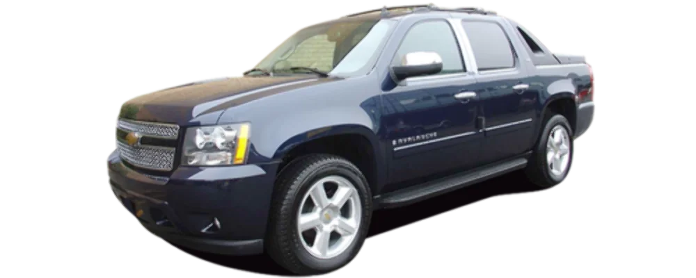 QAA PP47198 Stainless Steel Pillar Post Trim 4 Pc Set For 2007-2013 Avalanche