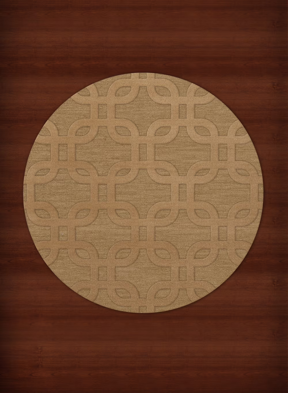 Dalyn Dover Area Rug DV7 Dv7 Wheat Rectangles Loops 4' x 4' Round