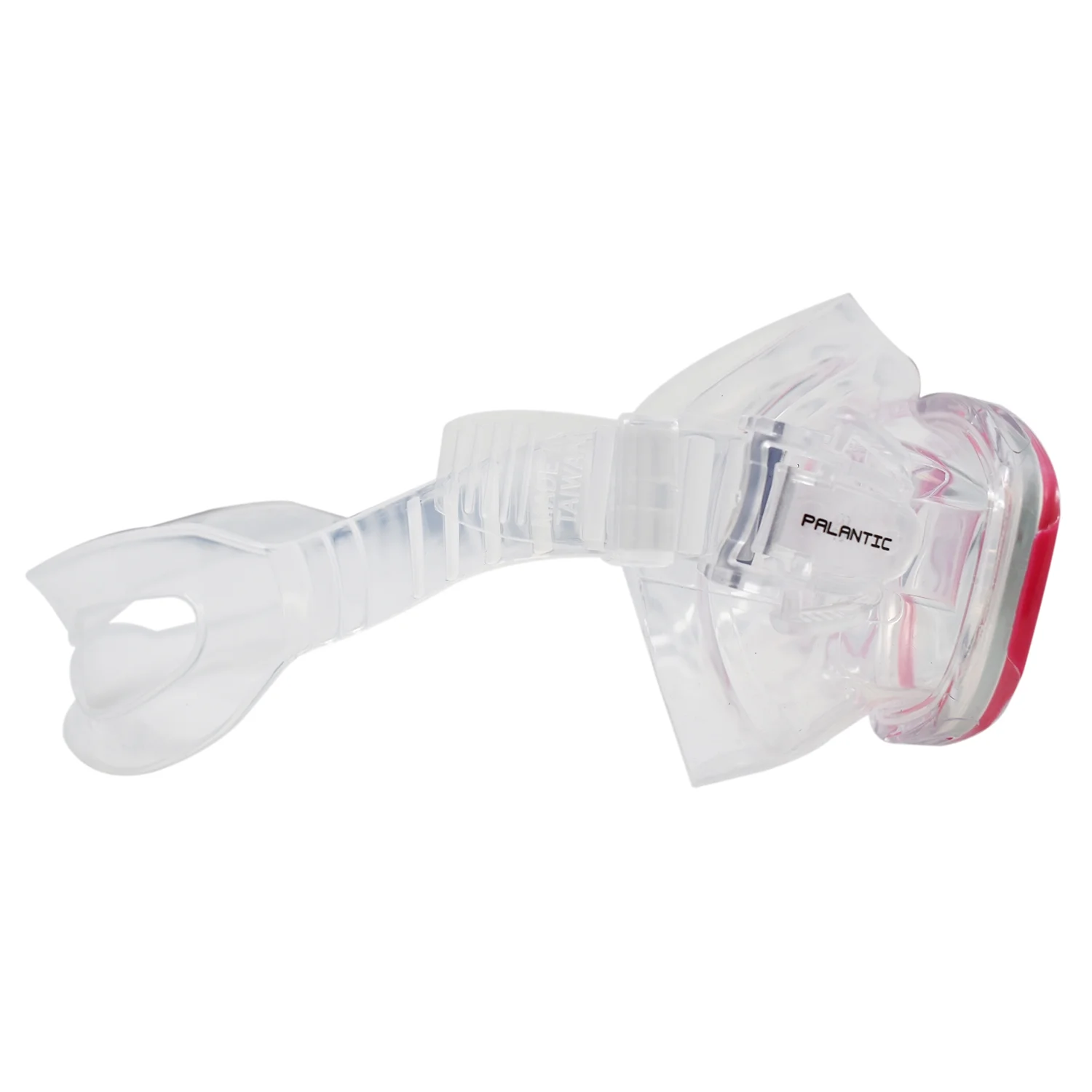 Palantic M36 Clear/Hot Pink RX Nearsighted Lenses Dive/Snorkeling Mask, -7.0