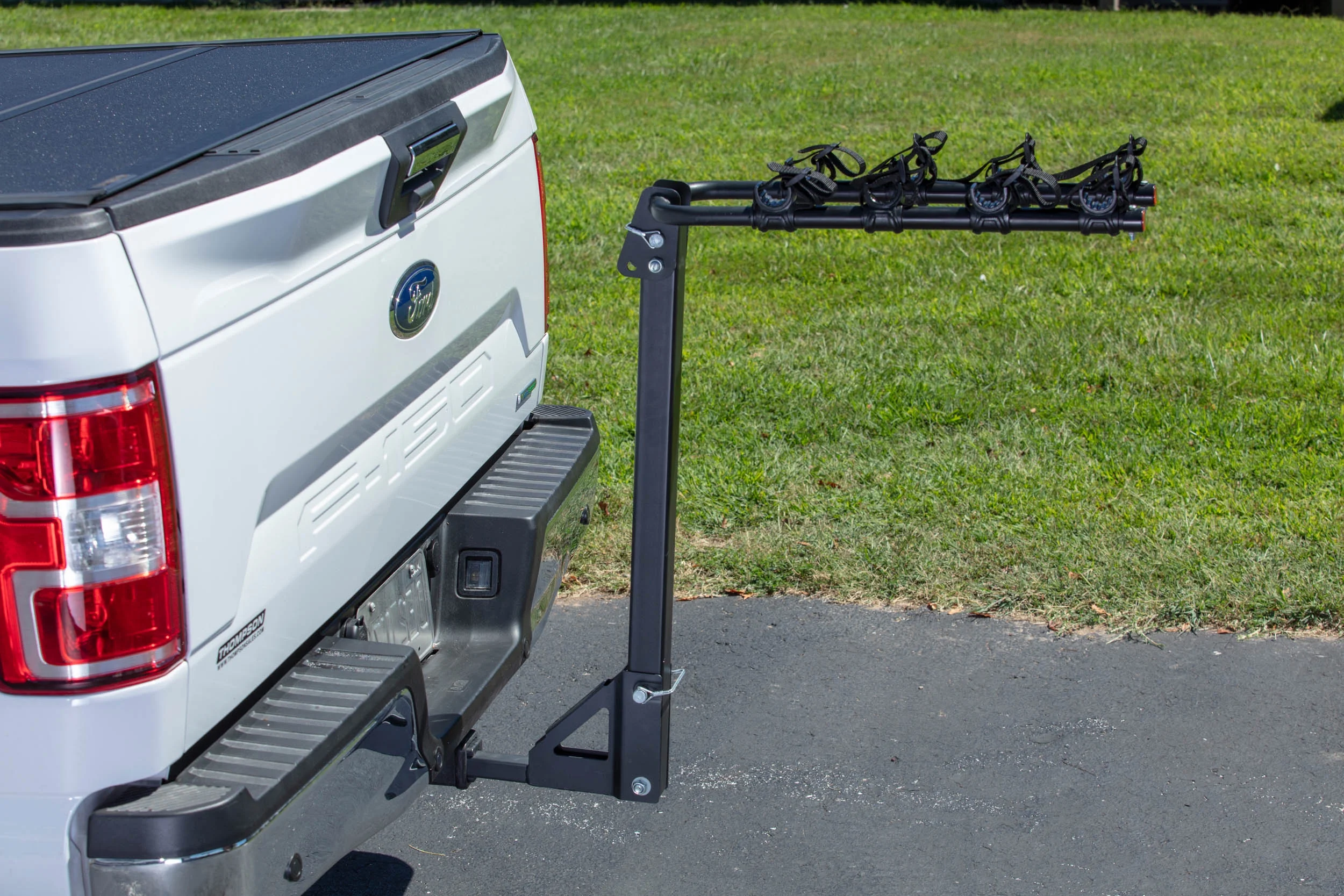 Hyper Tough 120lb Hitch-Mounted Folding 4-Bike Carrier Fits All Vehicles 1.25-2in Hitches,10104053