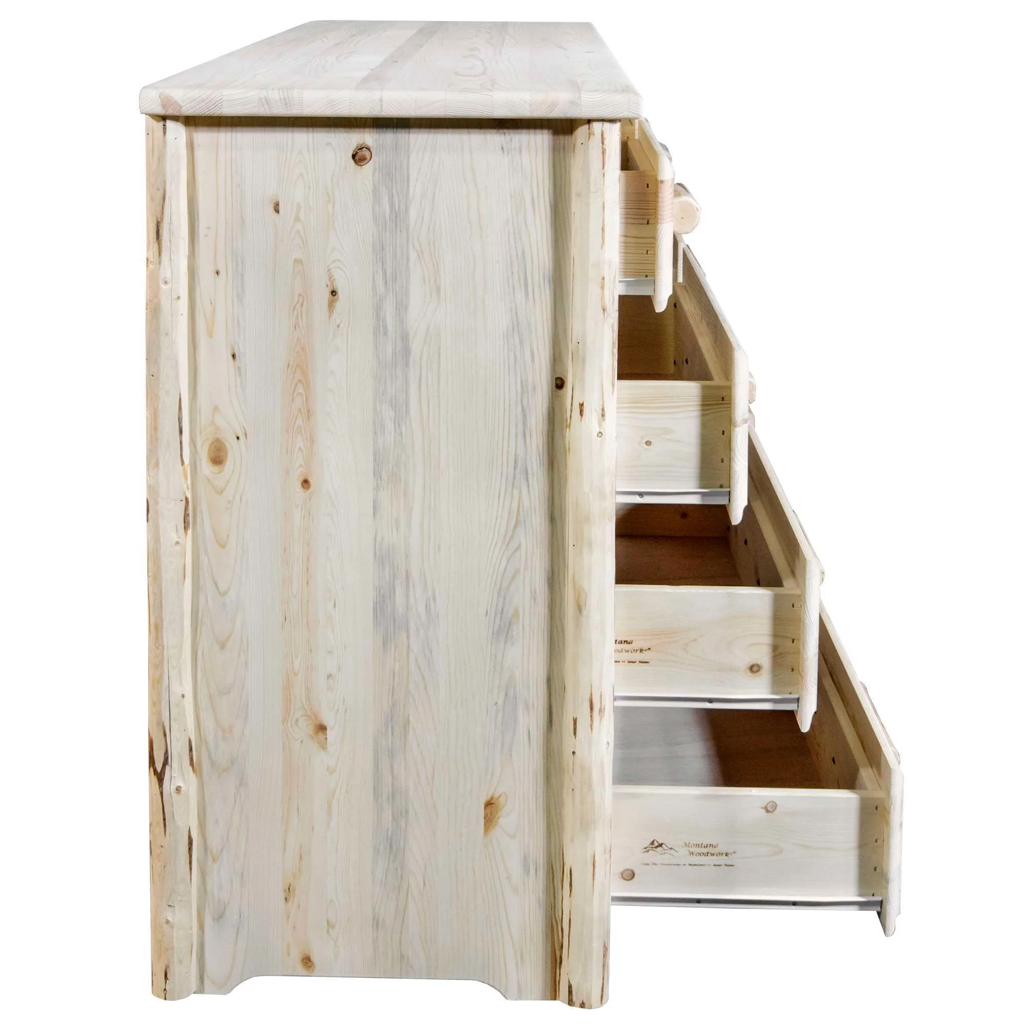 Montana Collection 9 Drawer Dresser, Ready to Finish