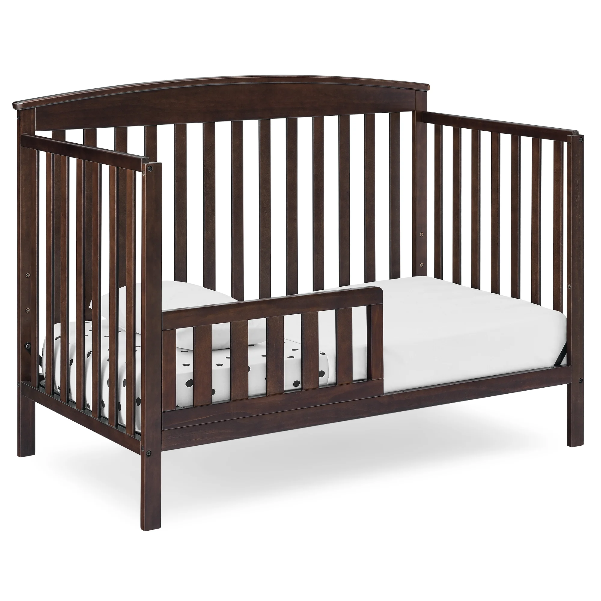 Delta Children Hanover 6-in-1 Convertible Baby Crib, Walnut Espresso