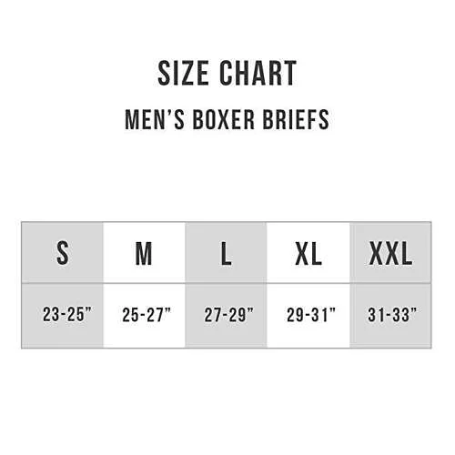 Premium Men's Underwear Boxer Briefs, 4 Pack White 100% Soft Cotton