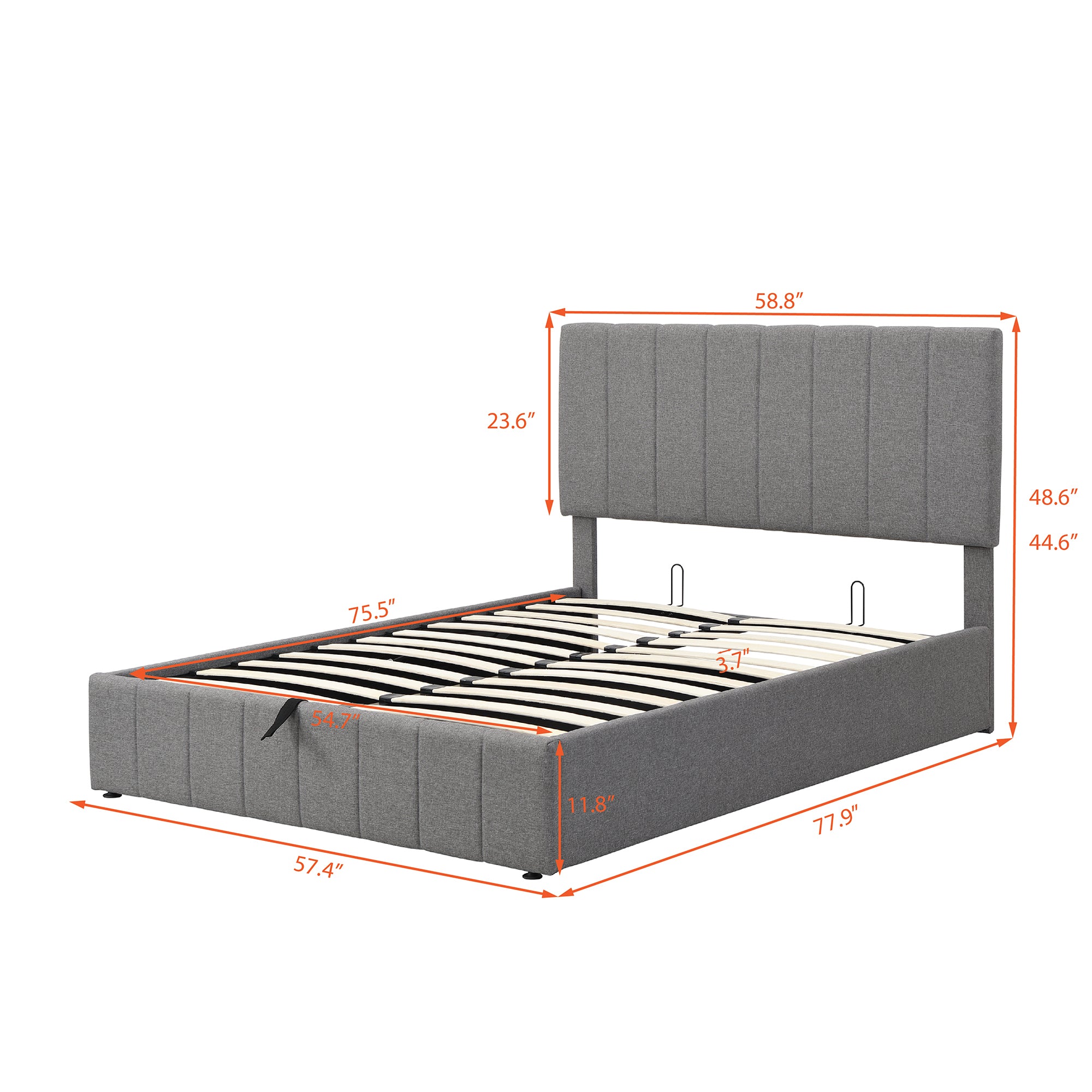 ElevateRest Gray Haven Bed