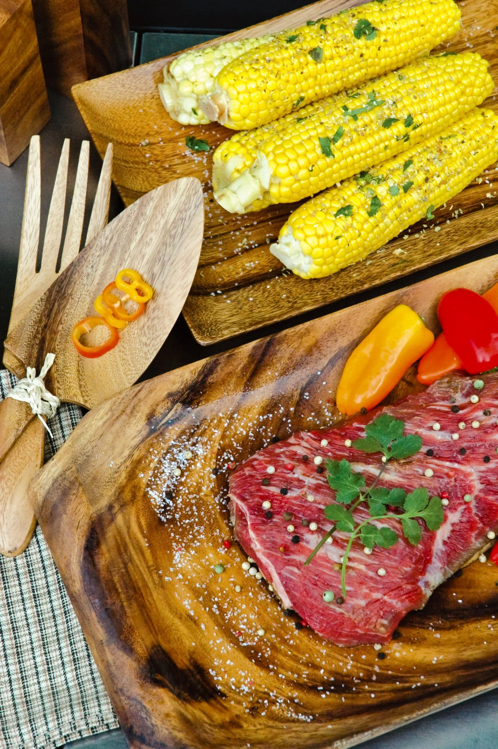 Acacia Wood Square Plate/Tray