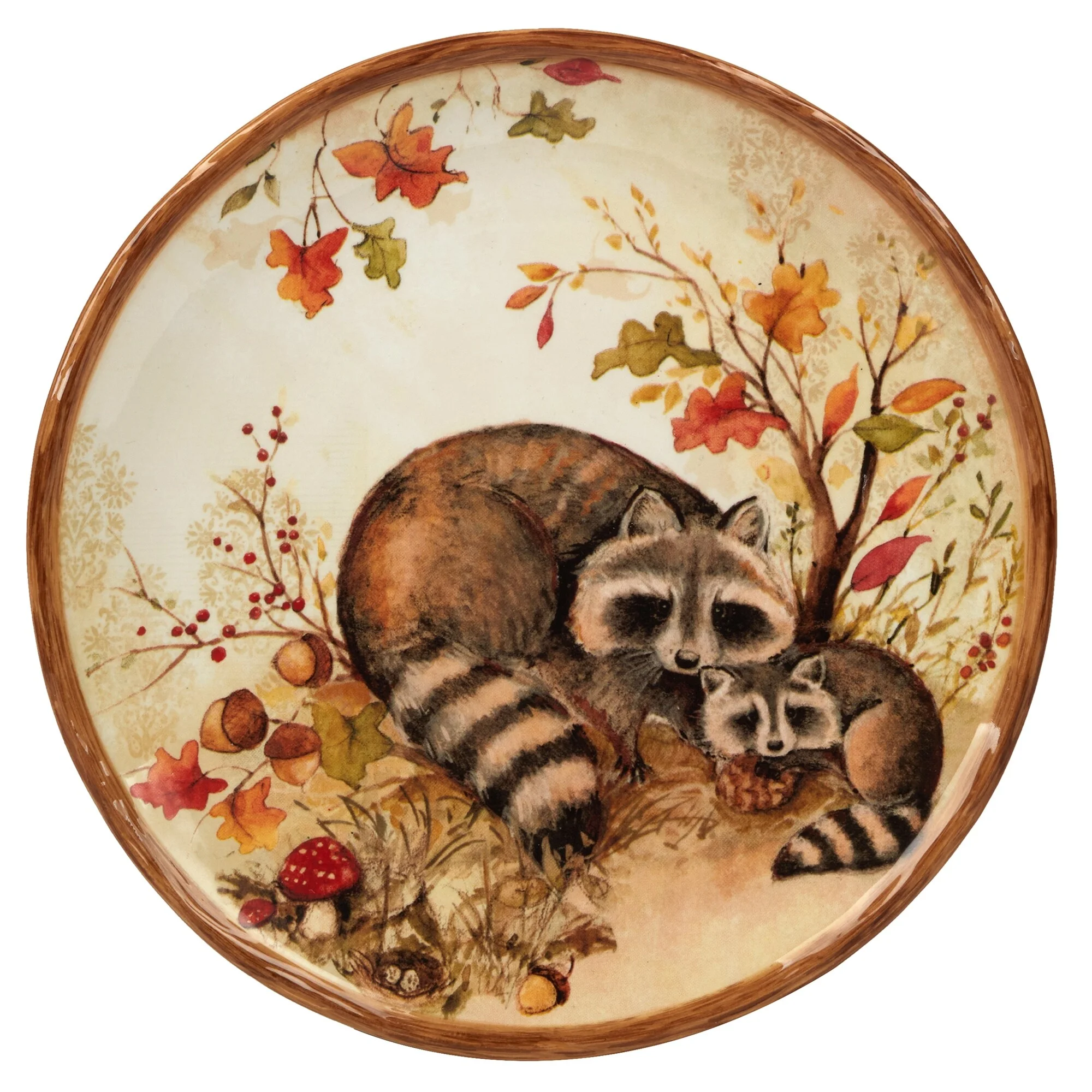 Certified International  Pine Forest 8.5-inch Salad/Dessert Plates, Set of 4