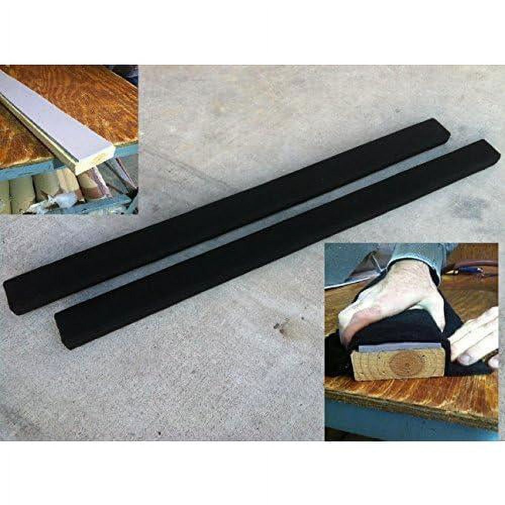 8' Long Marine Carpet BLACK Bunk Boards W/PADDING