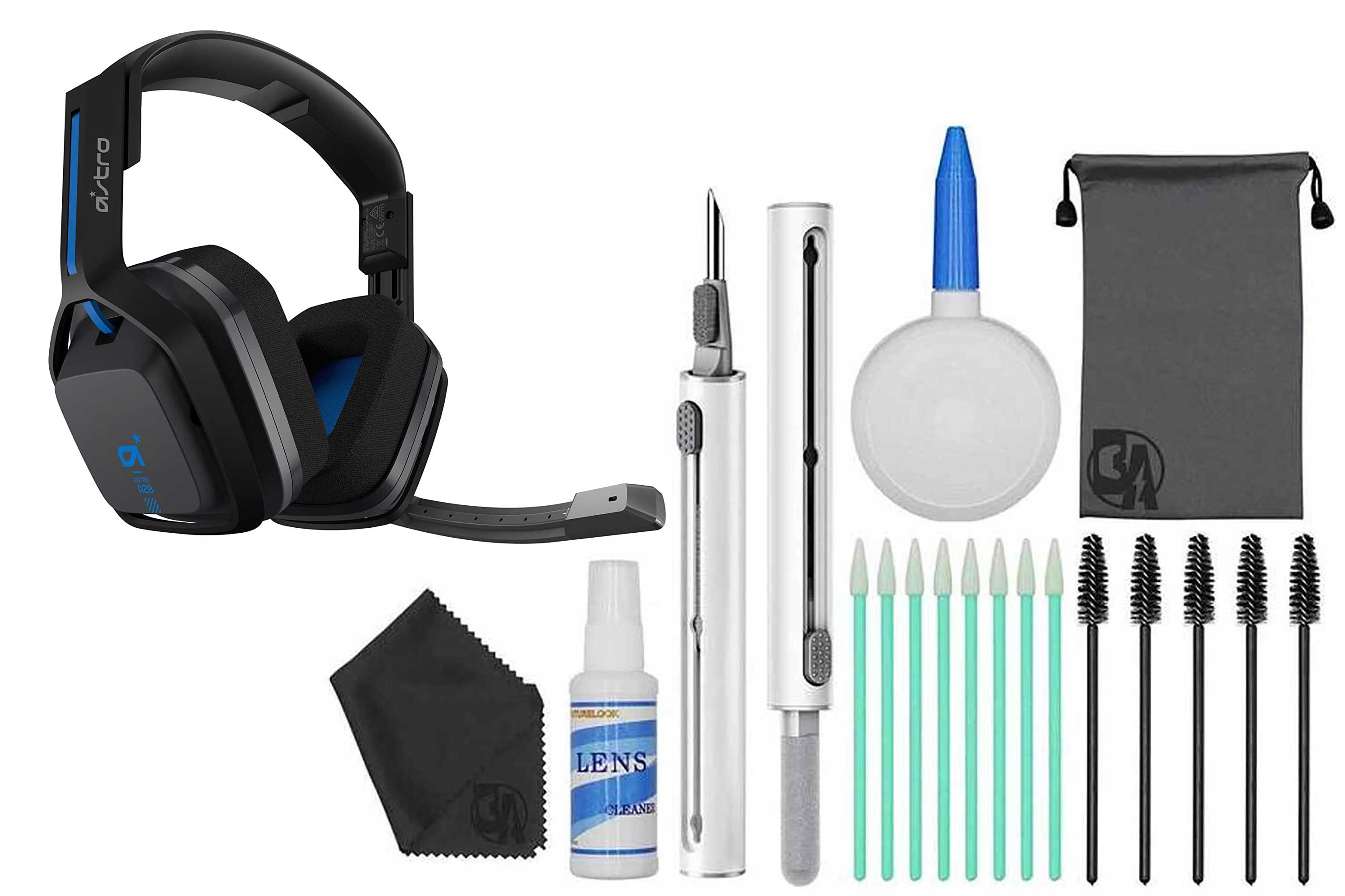 ASTRO Gaming A20 Wireless Headset, Black/Blue PlayStation 4 Like New