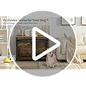 DKLGG Dog Crate Furniture Side Table, Wooden Dog Crate End Table Small Dog Crate with Three Doors, Decorative Dog Furniture Dog Kennel Indoor, Dog Crates for Small Dogs