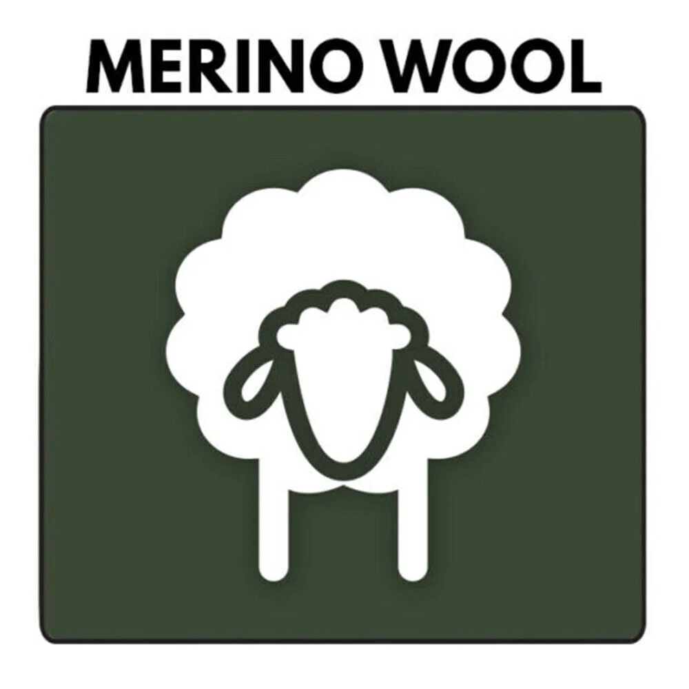 Jefferies Socks Mens Womens 50% Merino Wool Cushion Mid Calf Boot Sock 3 Pair Pack