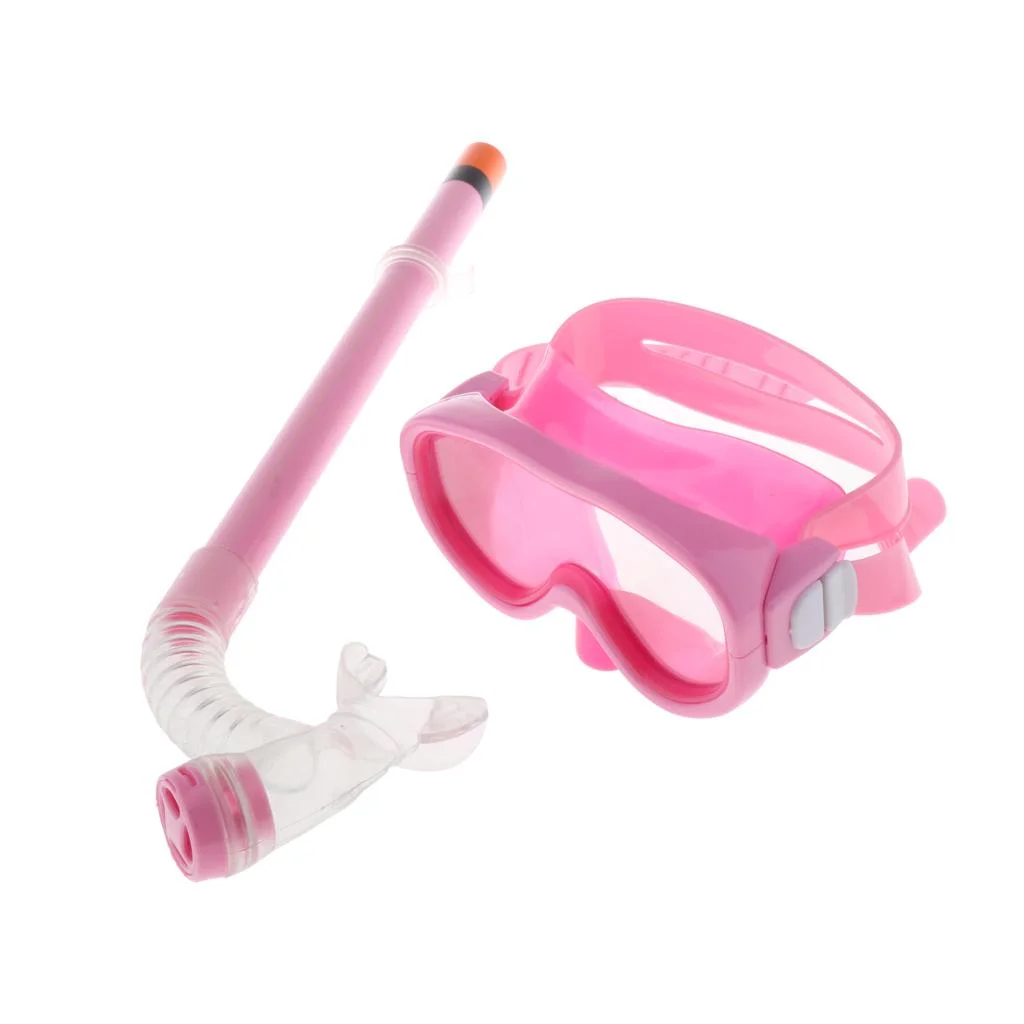 Diving Goggles Diving Children Snorkel Set Snorkel Goggles Diving Tube Pink