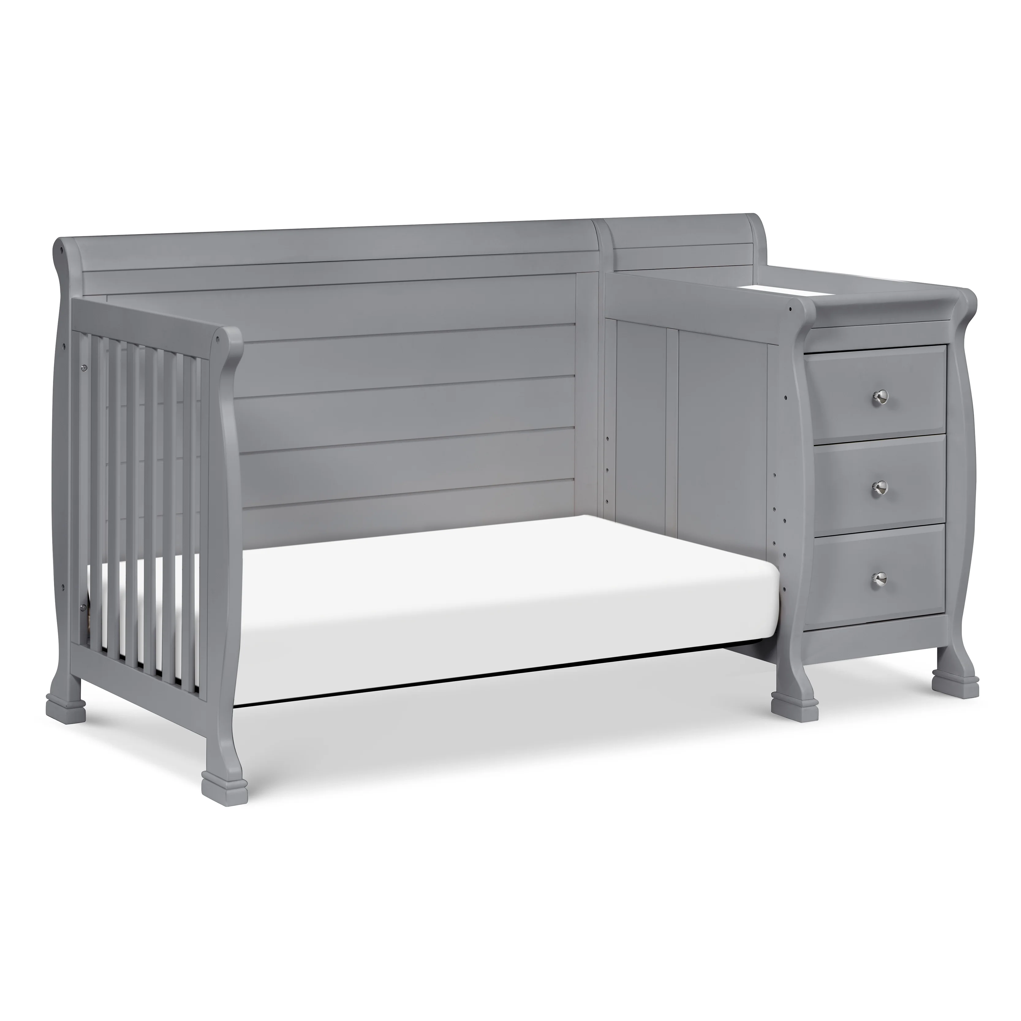 DaVinci Kalani 4-in-1 Convertible Crib & Changer in Grey