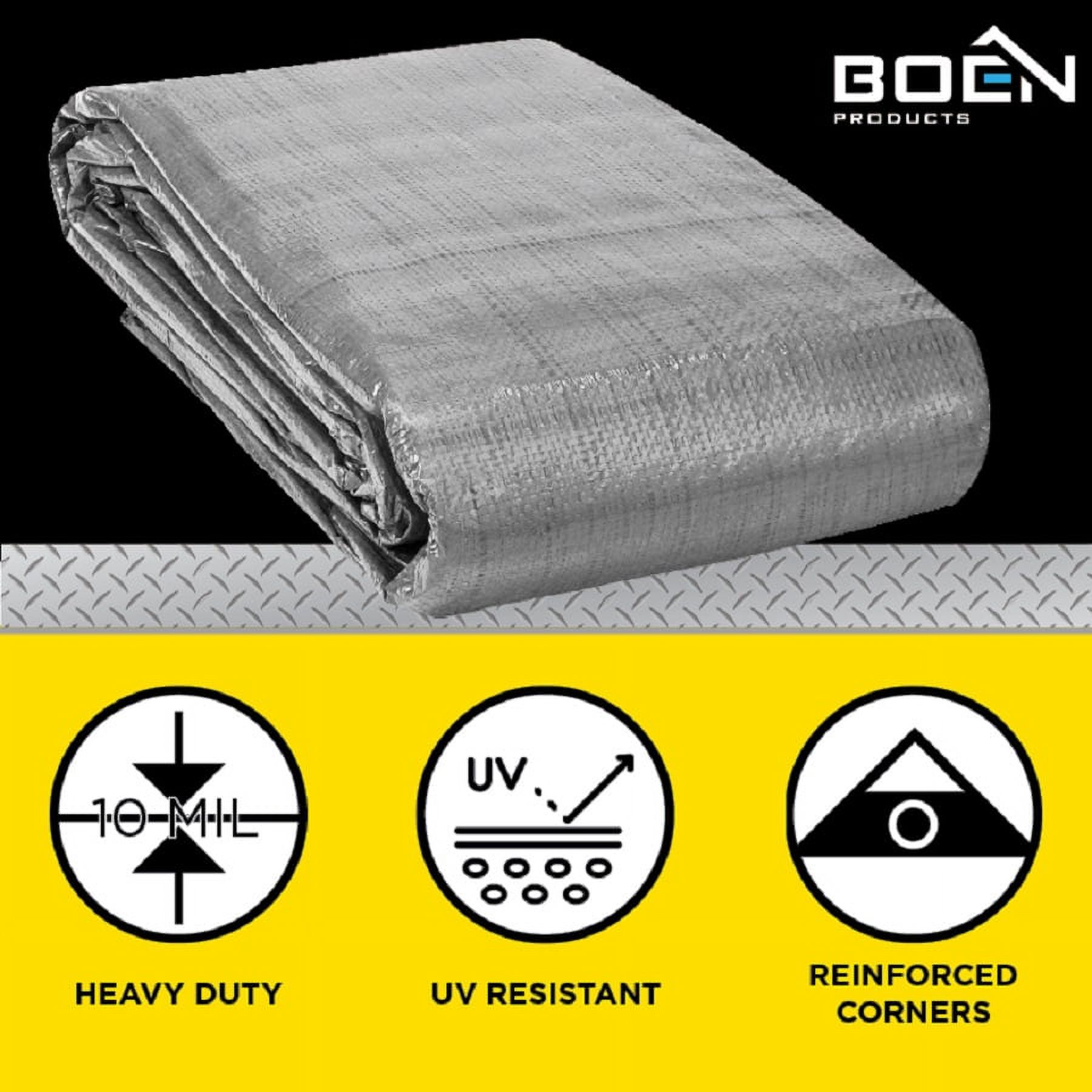 Boen 50 x 100 Silver/Black Tarp 14x14 weave