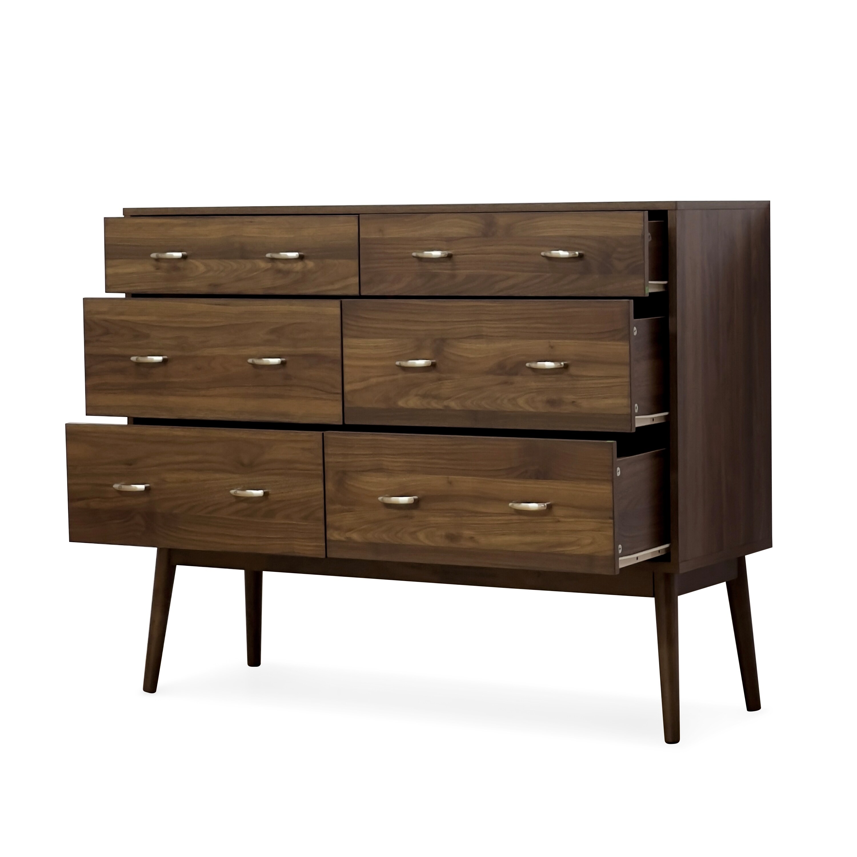 Christopher Knight Home Curtisian 6 Drawer Double Dresser by  Columbia Walnut
