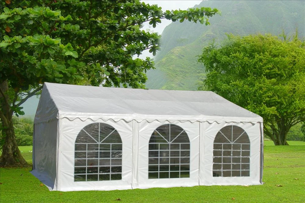 20'x20' PVC White Tent - Heavy Duty Wedding Party Tent Canopy Carport - By DELTA Canopies