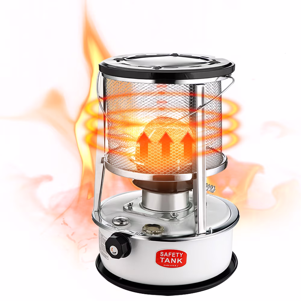 2 in 1 Portable Kerosene Heater & Stove, Outdoor Camping Kerosene Heater Camp Tent Heater