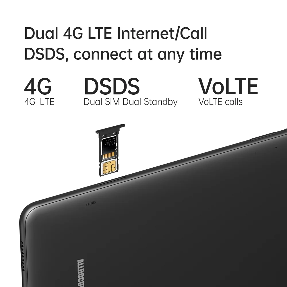 ALLDOCUBE iPlay40 Pro Tablet PC, Android 11, 10.4 inch HD IPS Screen, 2000x1200 Pixel, 8GB RAM, 256GB ROM,  5MP+8MP Camera with Flash, USB-C 2.0, 2.4G+5G WiFi, Bluetooth 5.0, TF Expansion