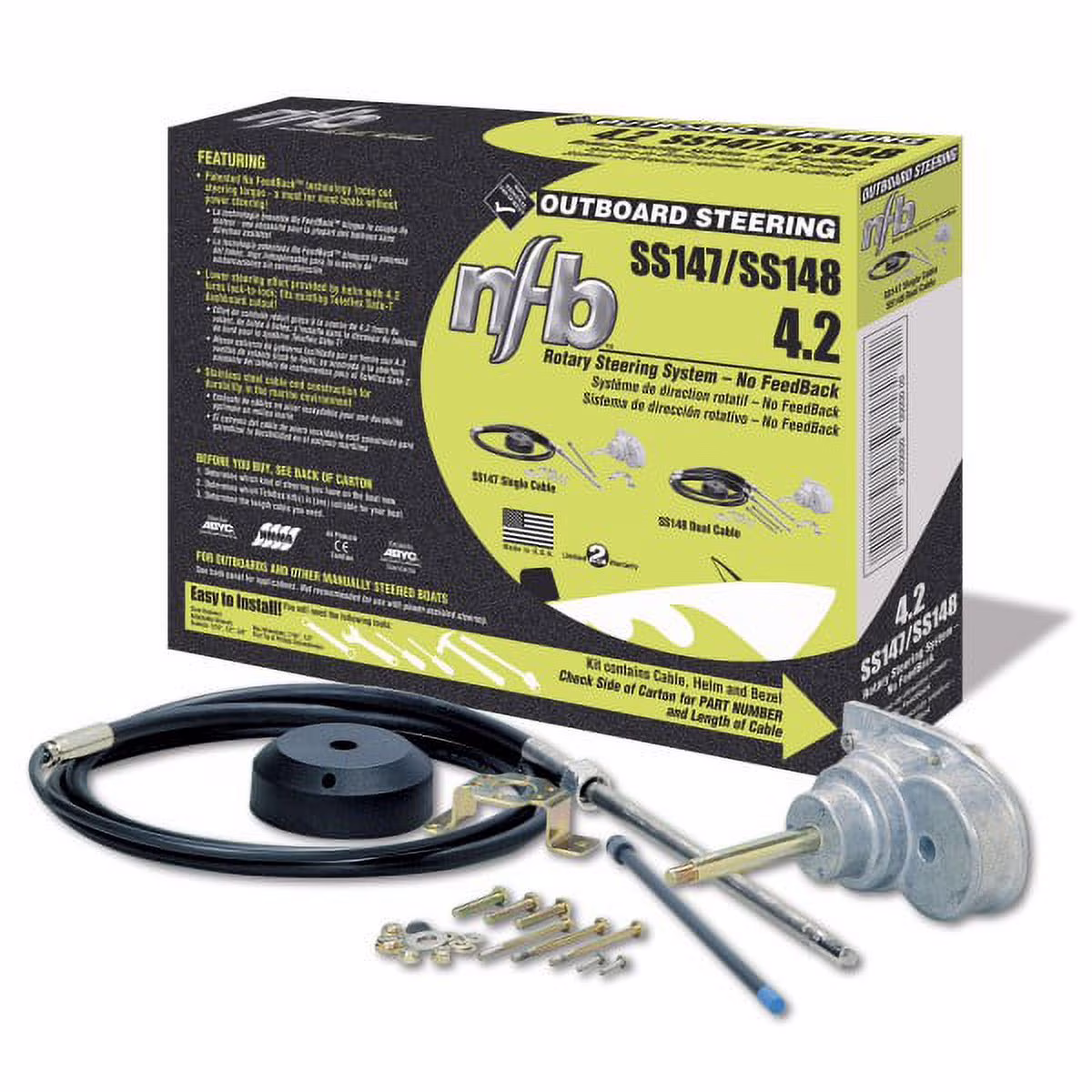 SeaStar Solutions No FeedBack 4.2 Rotary Steering Kit