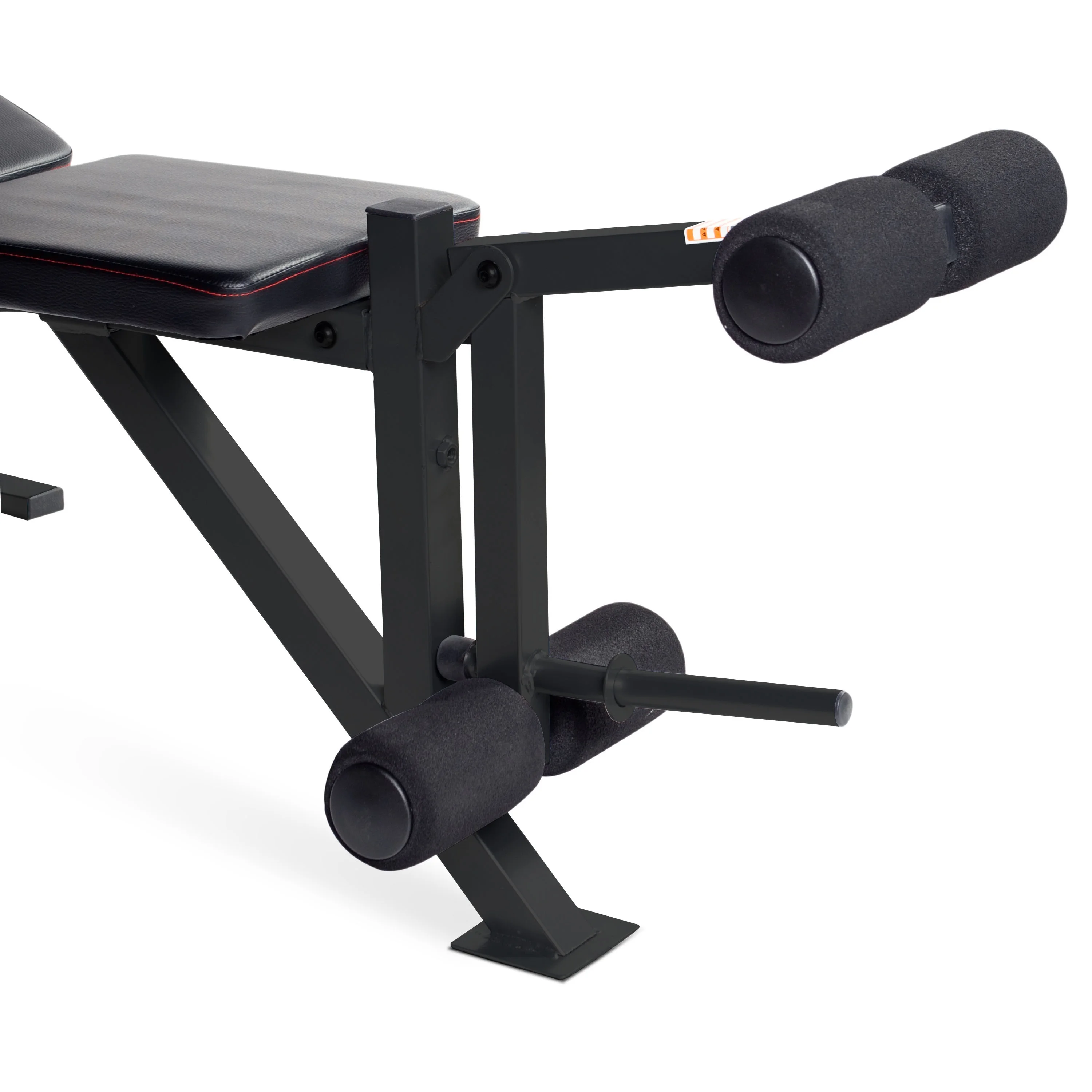 CAP Strength Deluxe Mid-Width Weight Bench with Leg Attachment (500lb Capacity), Black
