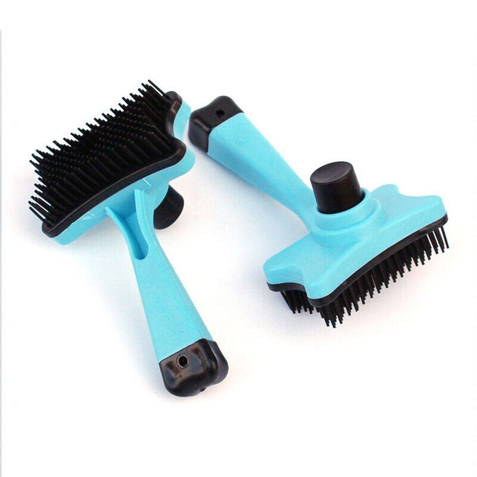 Pet Hair Remover Dog Cat Comb Grooming Massage Deshedding Self Cleaning Brush Ḿ