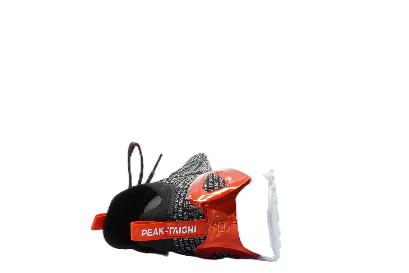 [E92577] Mens Peak Taichi 1.0 Plus Black Melange Grey Running Shoes - 7