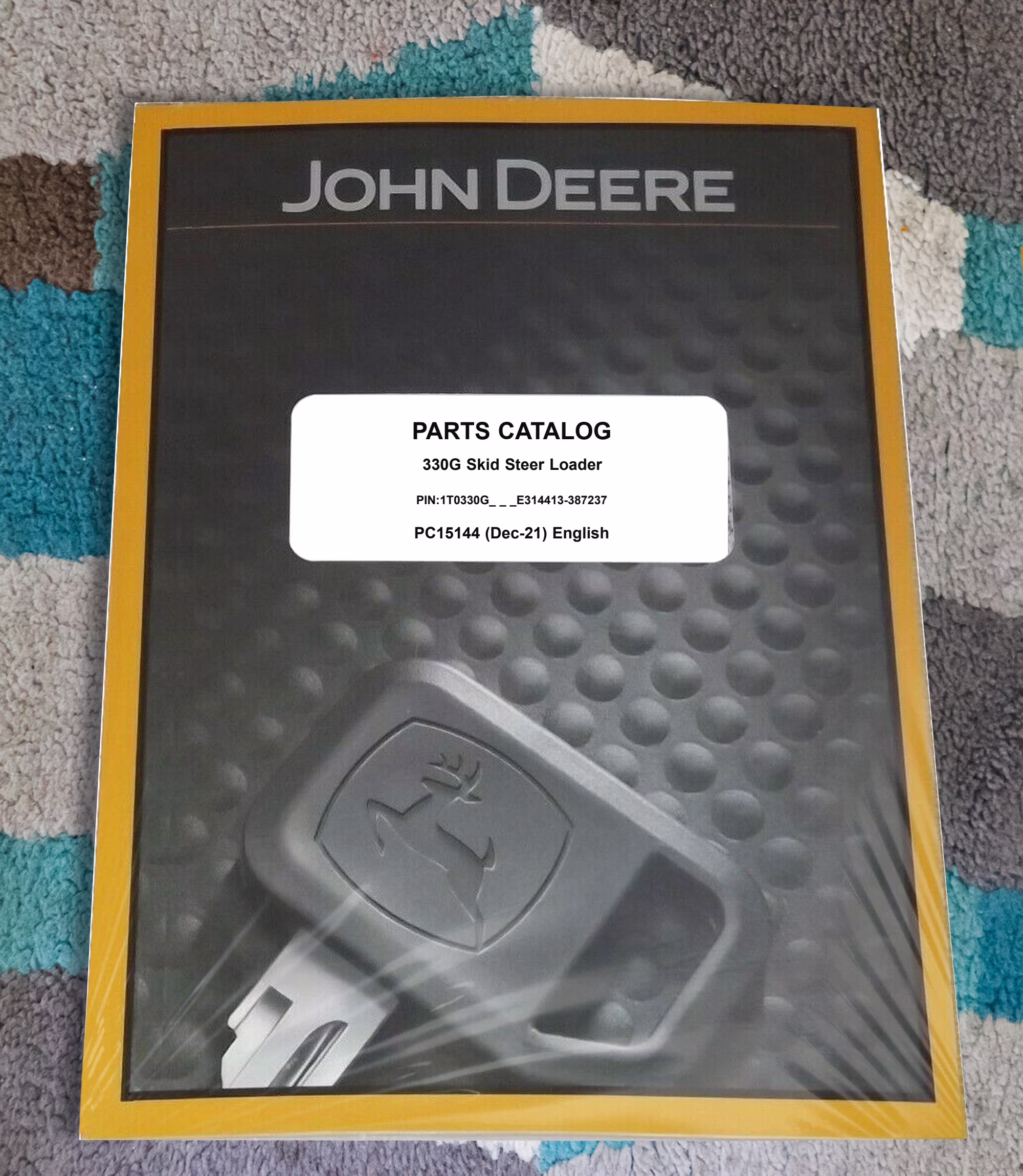 John Deere 330G Skid Steer   Parts Catalog - Part Number # PC15144