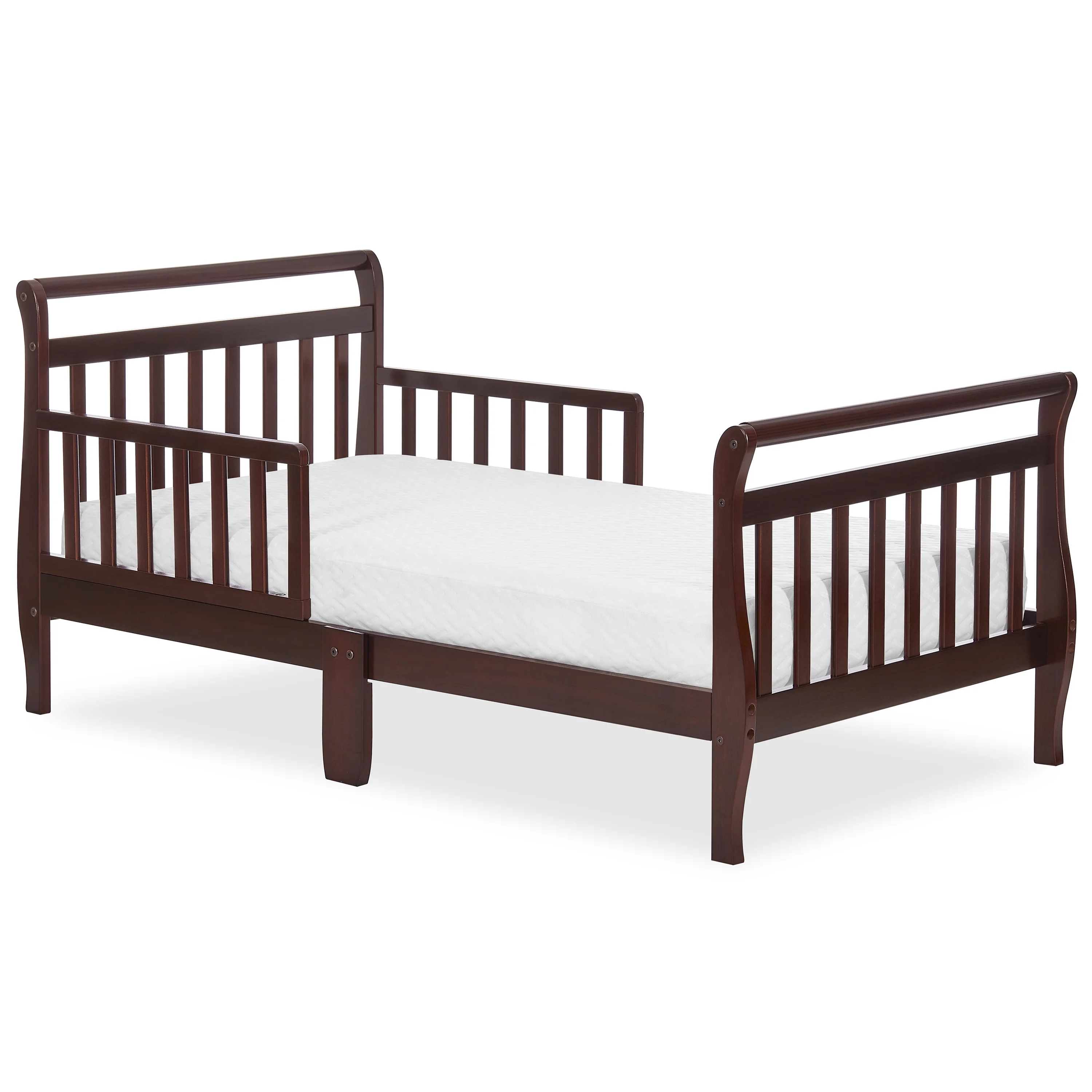 Dream On Me, Sleigh Toddler Bed, Cherry, Model #642-C