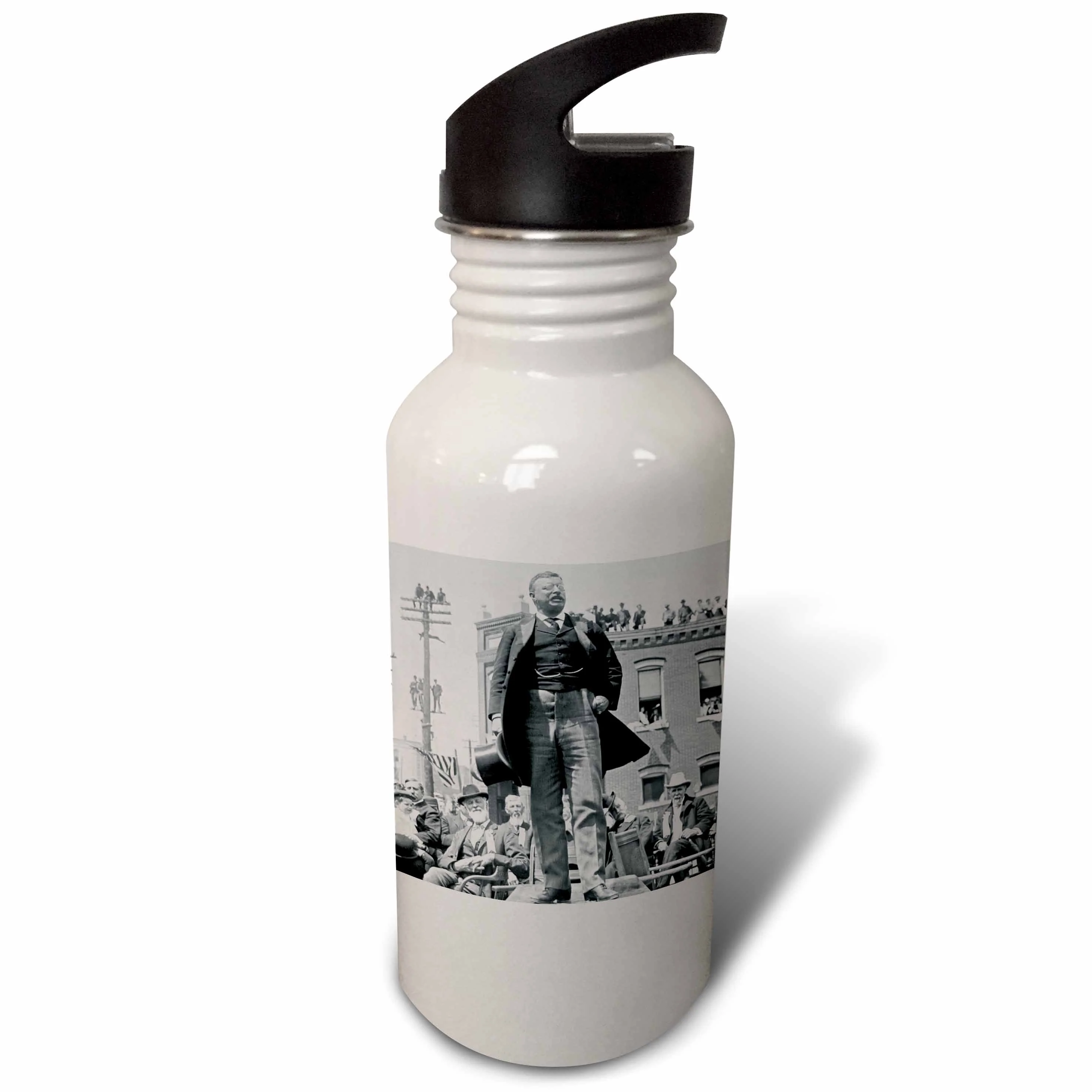 Teddy Roosevelt Speaks 1905 21 oz Sports Water Bottle wb-77392-1