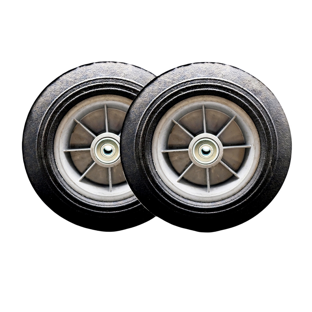 9T14L1 FG9T14L10000 FG9T13L30000 Rubbermaid Tilt Truck 10 Inch Flat Free Replacement Wheel – Fits Rubbermaid Tilt Truck FG9T1400BLA FG9T1300BLA FG9T1700BLA FG9T1300GRAY – Set of 2 – Service Caster