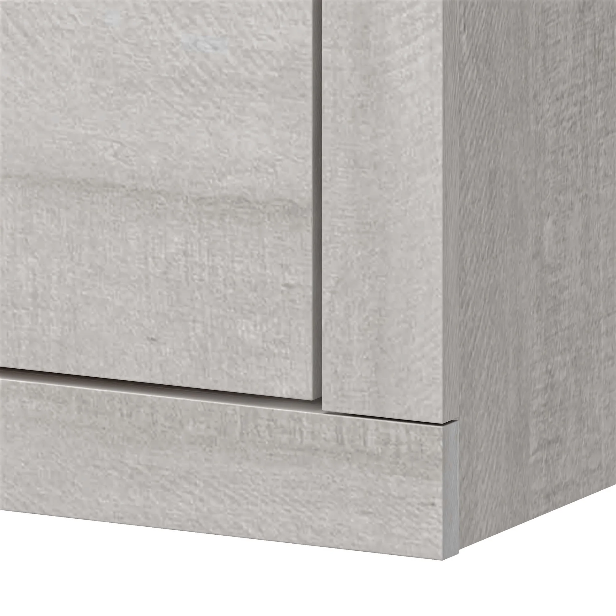 Carlino 6-Drawer Dusty Grey Oak Dresser (31.7 In. X 46.5 In. X 16.3 In.)